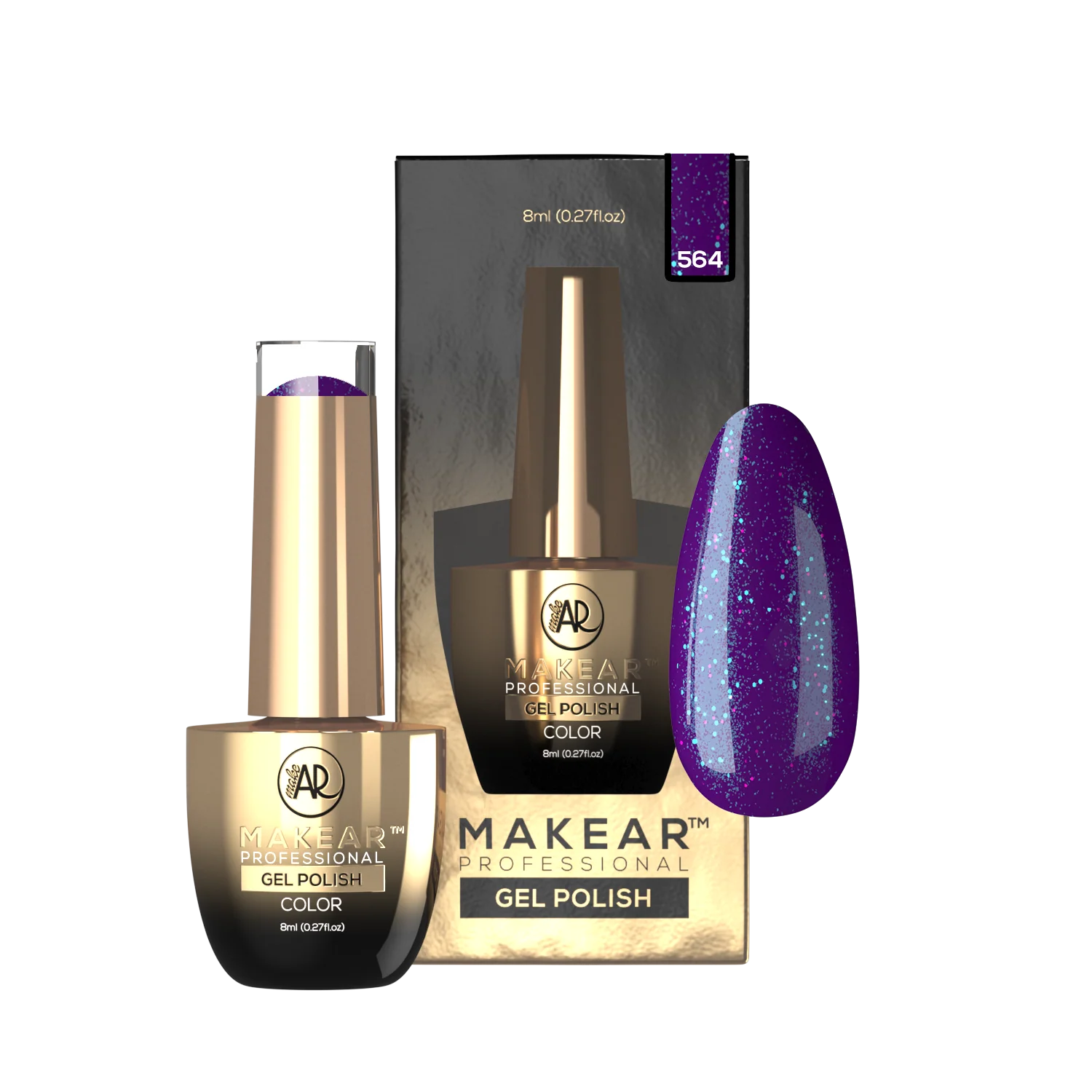 Makear Gel Polish 564, 8ml - Image 2