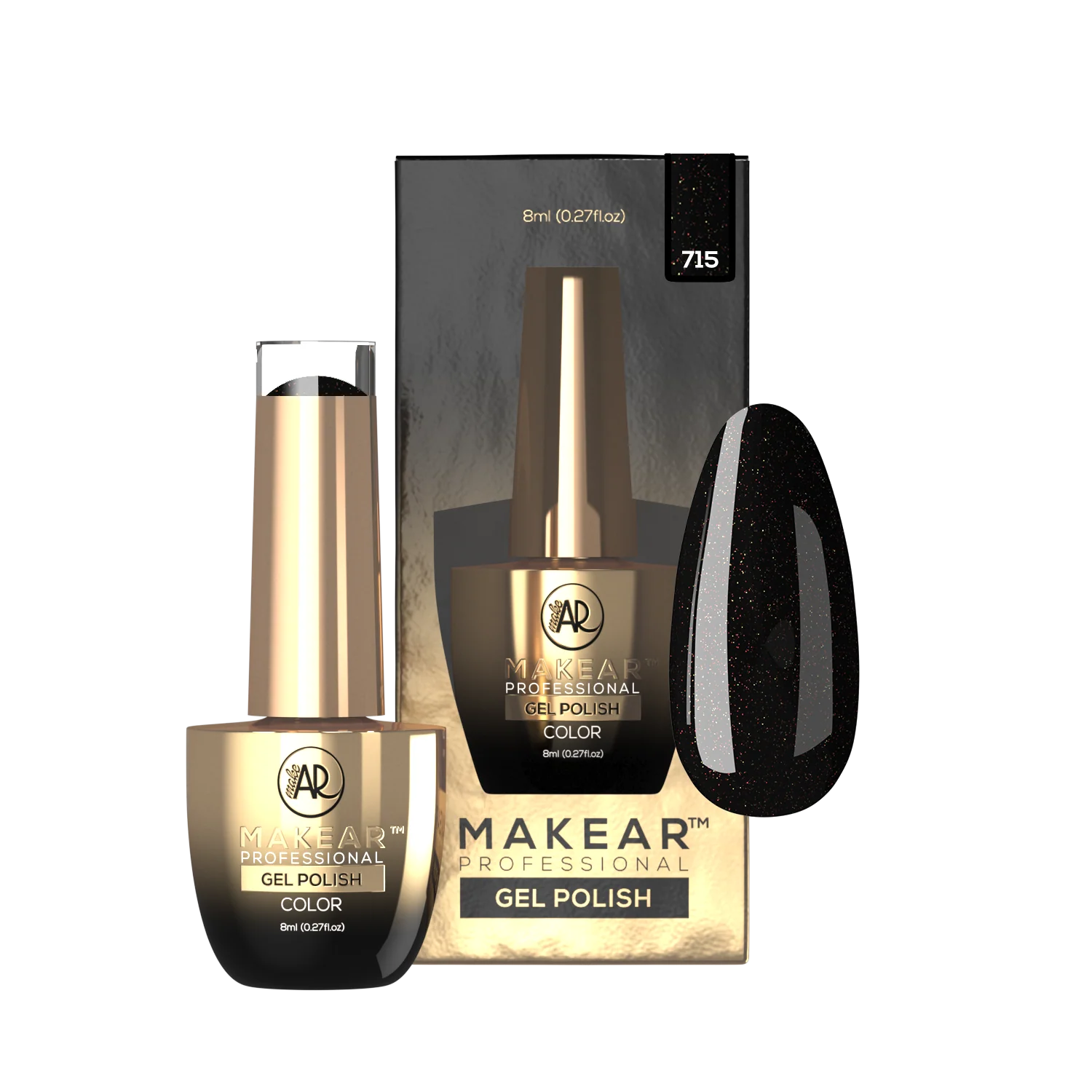 Makear Gel Polish 715, 8ml - Image 2