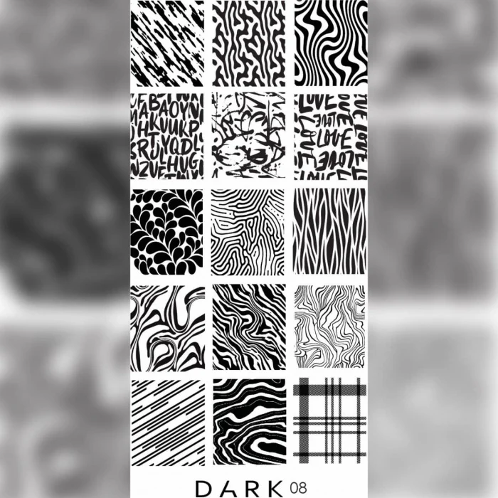 DARK Stamping Plate 08