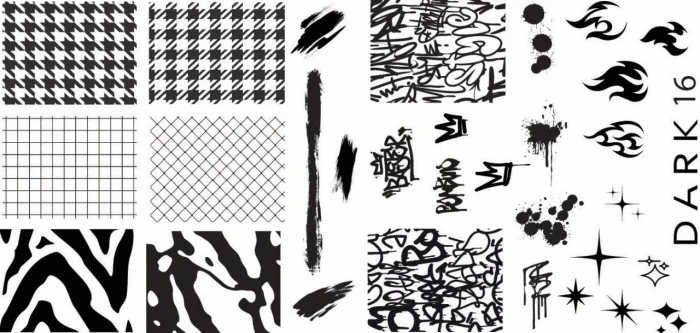DARK Stamping plate 16