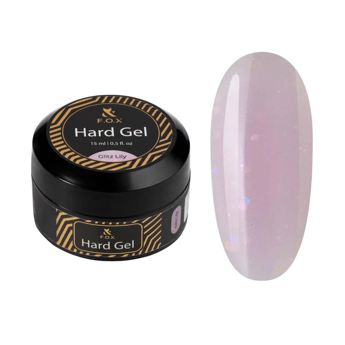 FOX Hard Gel Glitz Lily, 15ml