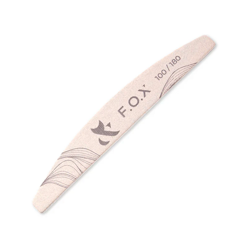 FOX Nail File Half-moon 100/180