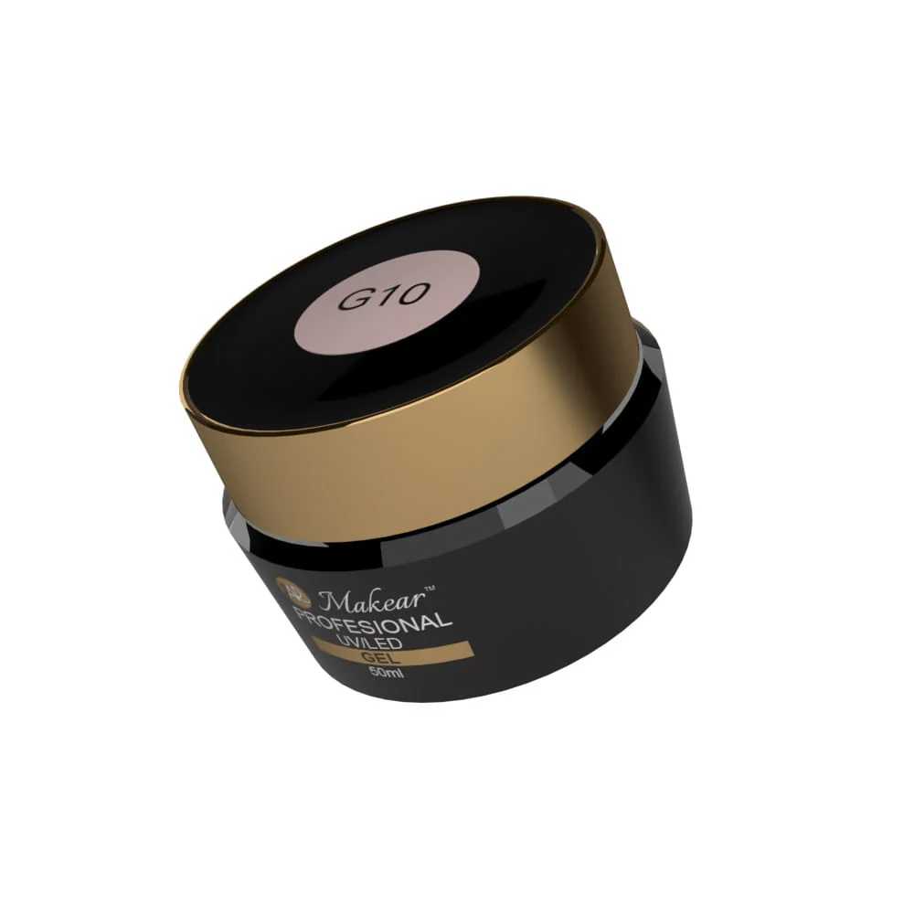 Makear Builder Gel - Milky Peach G10, 50ml - Image 2