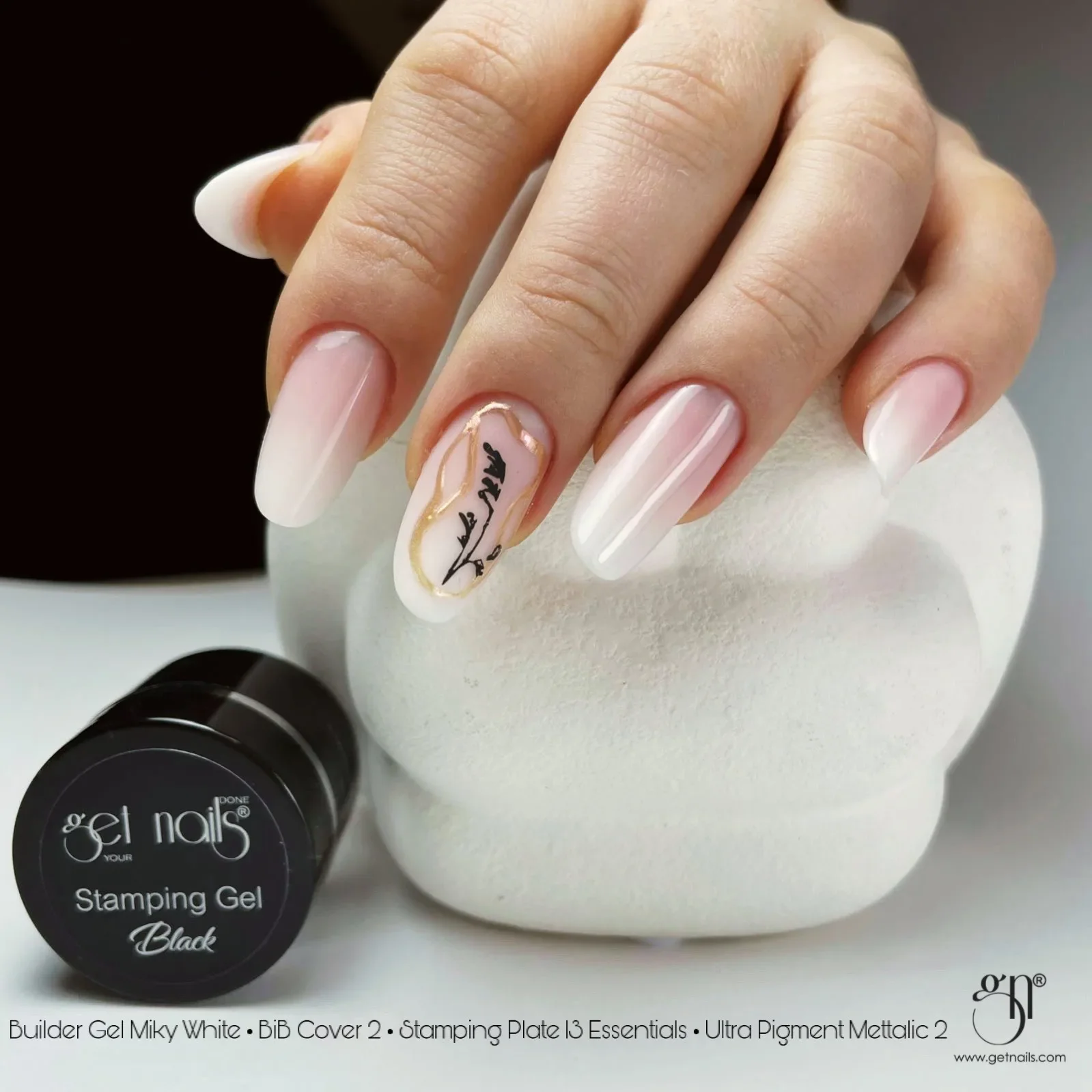 Get Nails, Builder Gel Milky White 50g GN - Image 8
