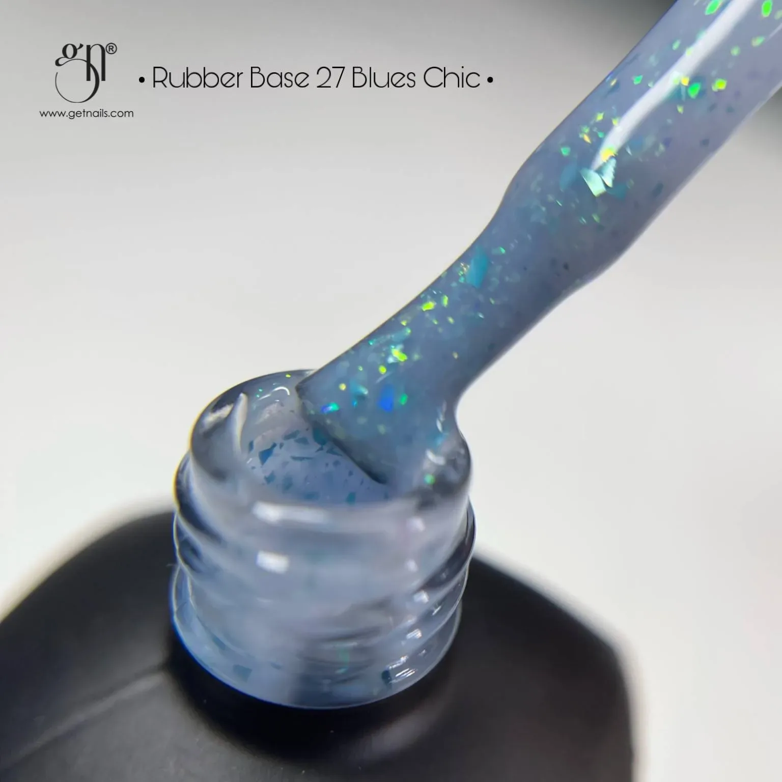 Get Nails, GetLac Rubber Base 27 Blues Chic 15g GN - Image 3