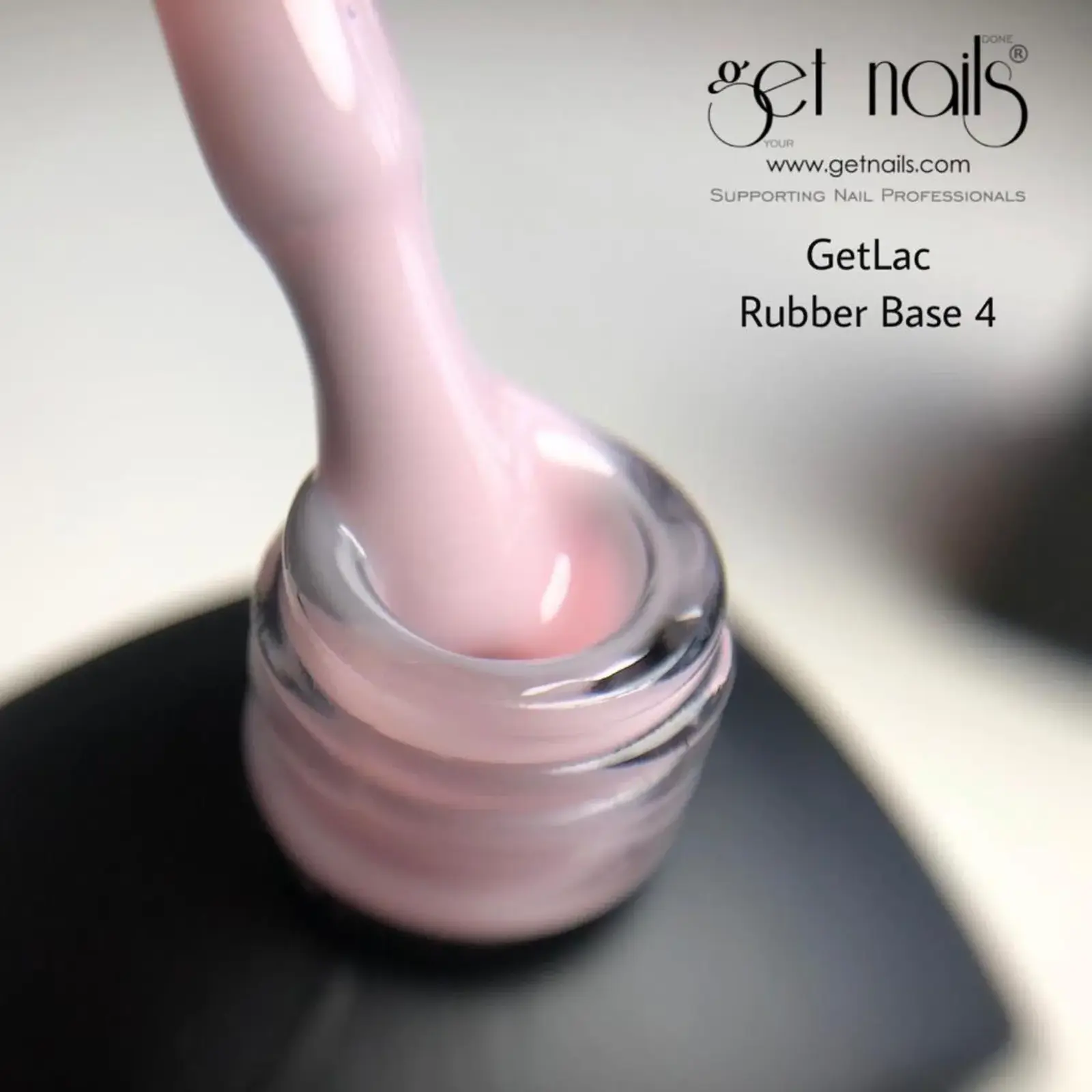 Get Nails, GetLac Rubber Base 4 15g GN - Image 2