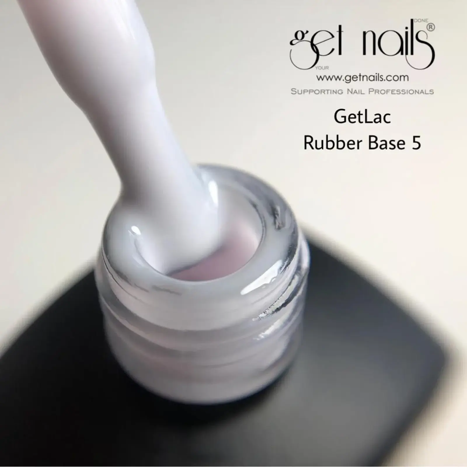 Get Nails, GetLac Rubber Base 5 15g GN - Image 2