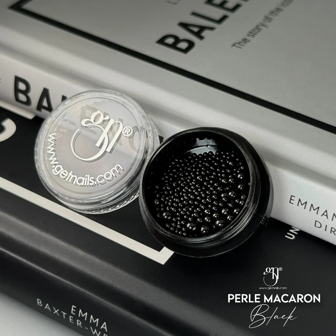 Get Nails, Macaron Pearls Black 10g GN