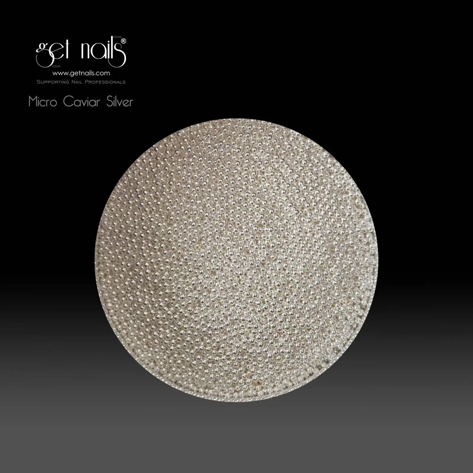Get Nails, Micro Caviar Silver 5g GN