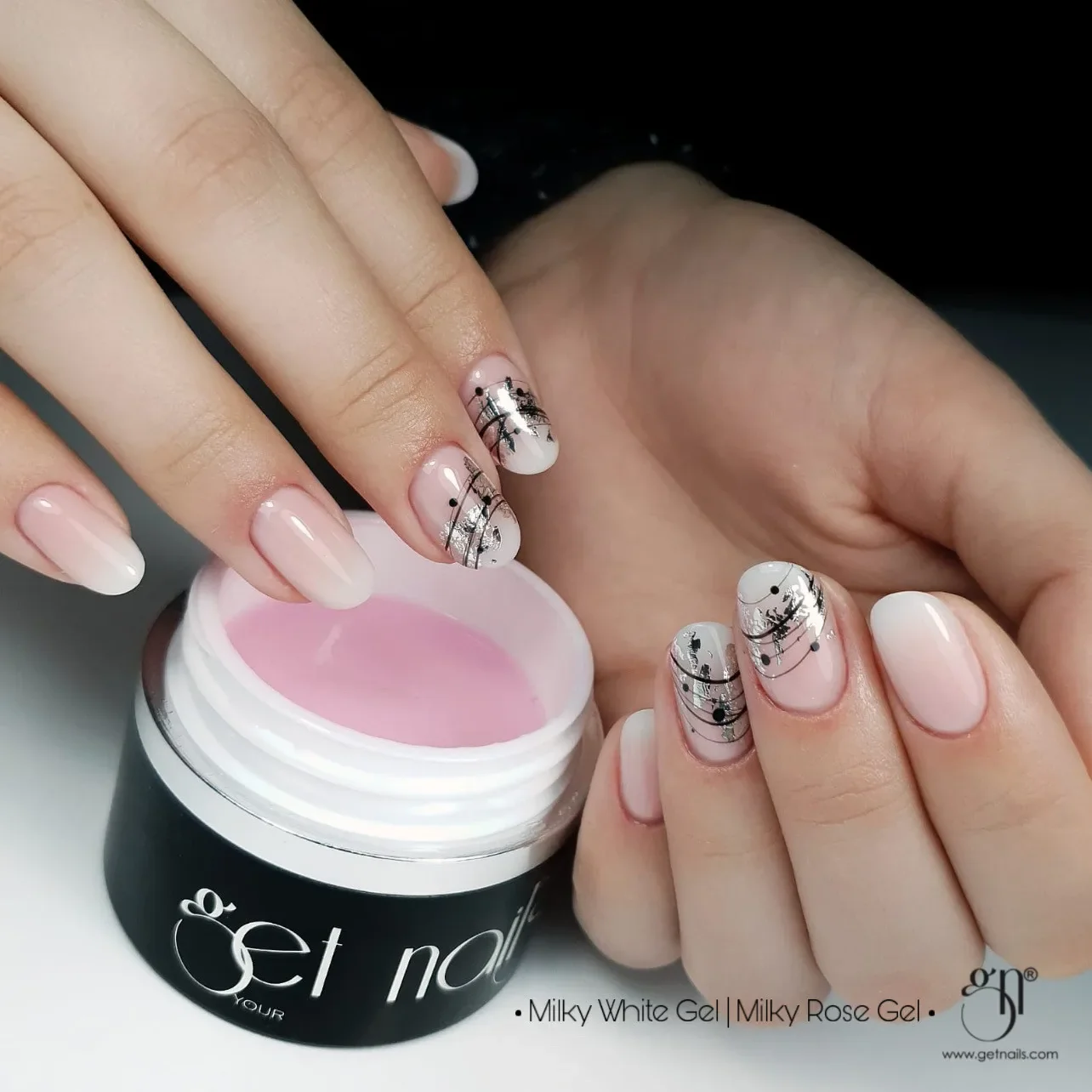 Get Nails, Milky Rose Gel 50g GN - Image 12