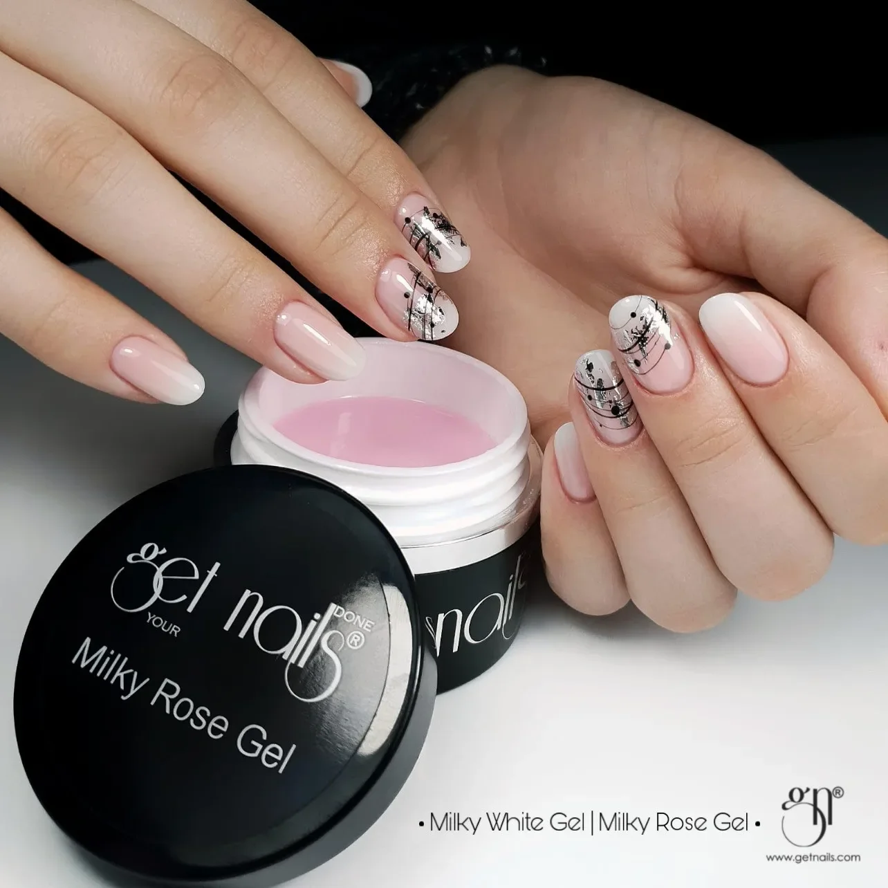 Get Nails, Milky Rose Gel 50g GN - Image 13