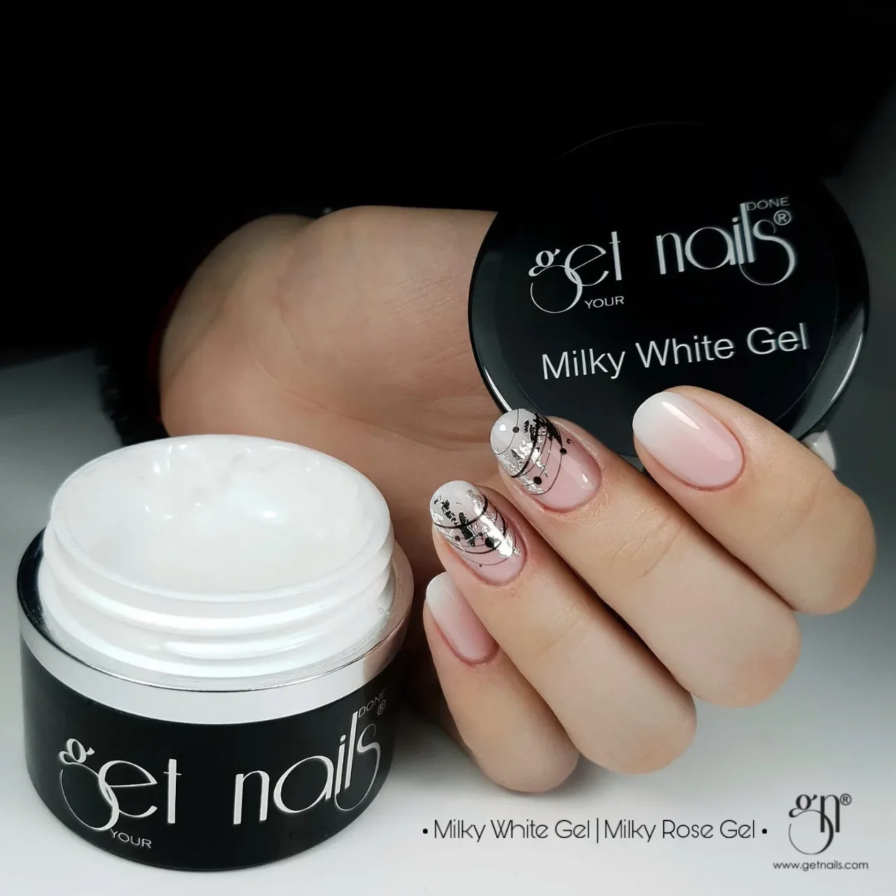 Get Nails, Milky White Gel 50g GN - Image 11