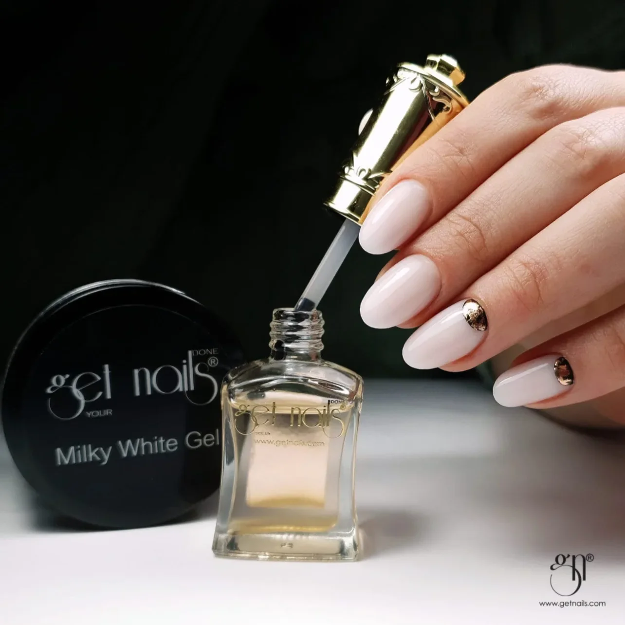 Get Nails, Milky White Gel 50g GN - Image 12