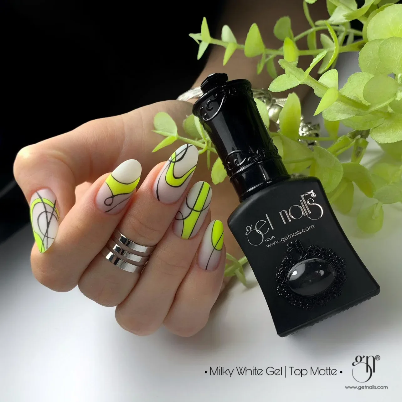 Get Nails, Milky White Gel 50g GN - Image 2