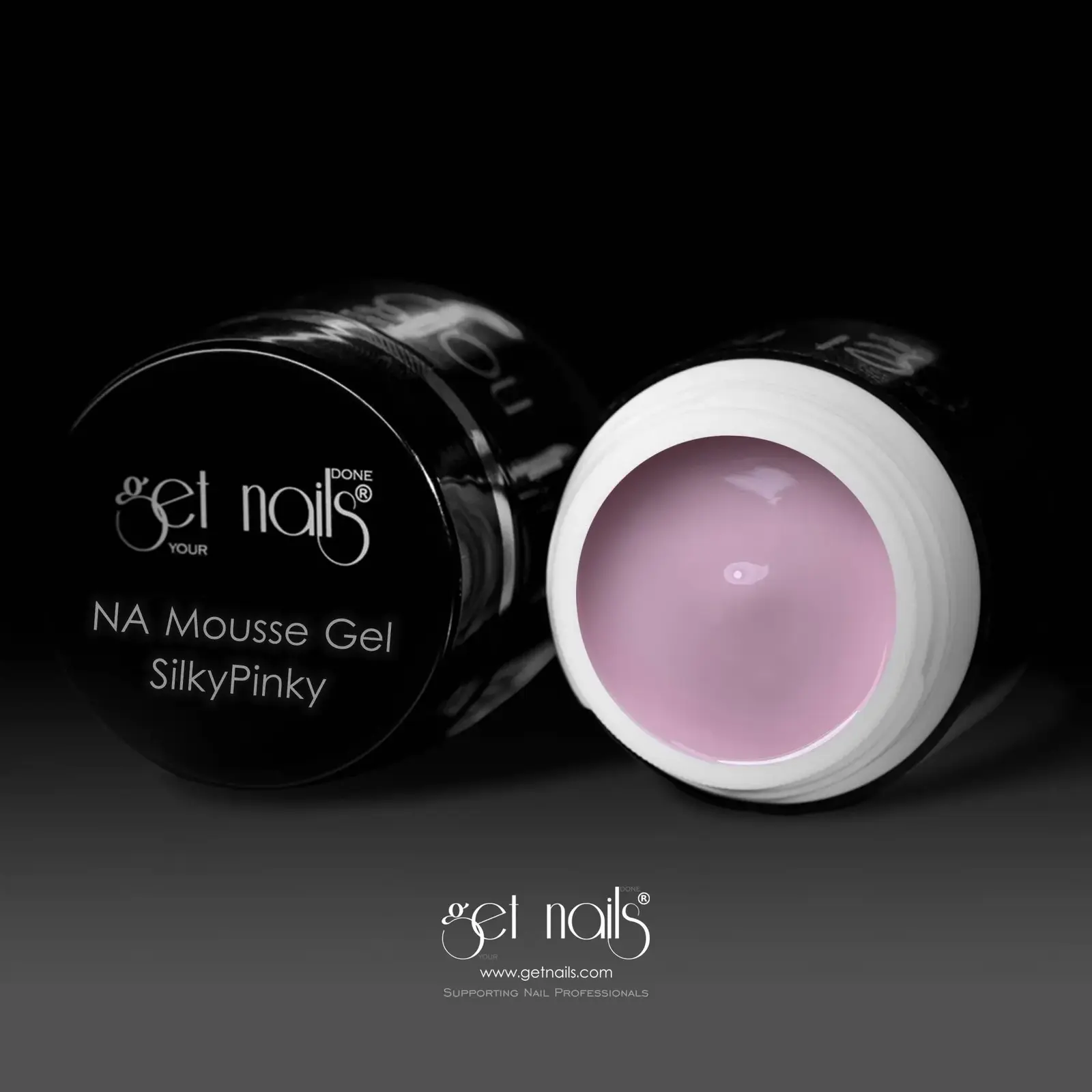 Get Nails, NA Mousse Gel SilkyPinky 50g GN Hema Free