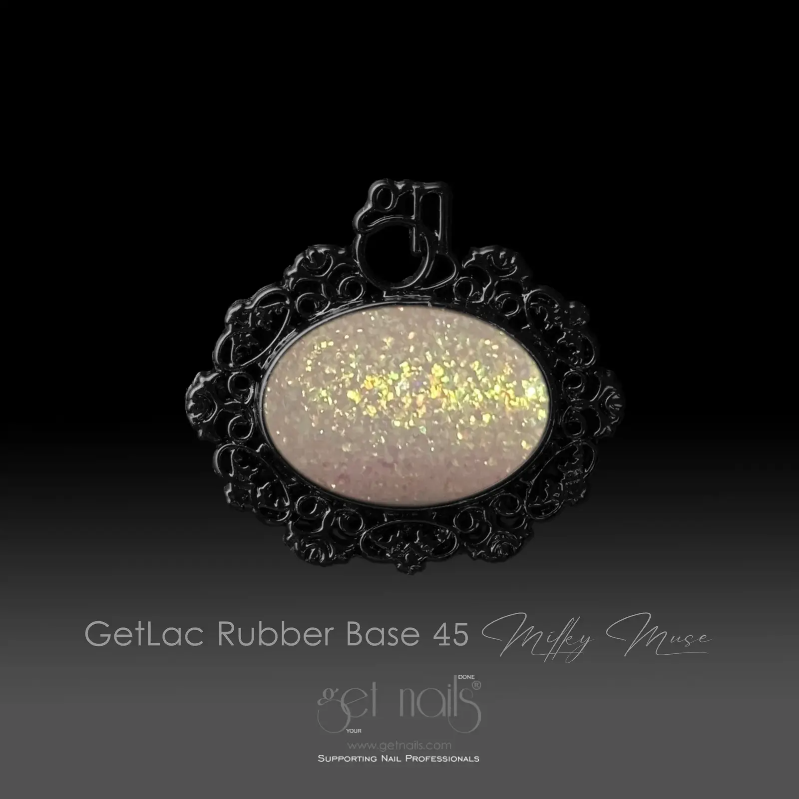 Get Nails, Rubber Base 45 Milky Muse 15g GN