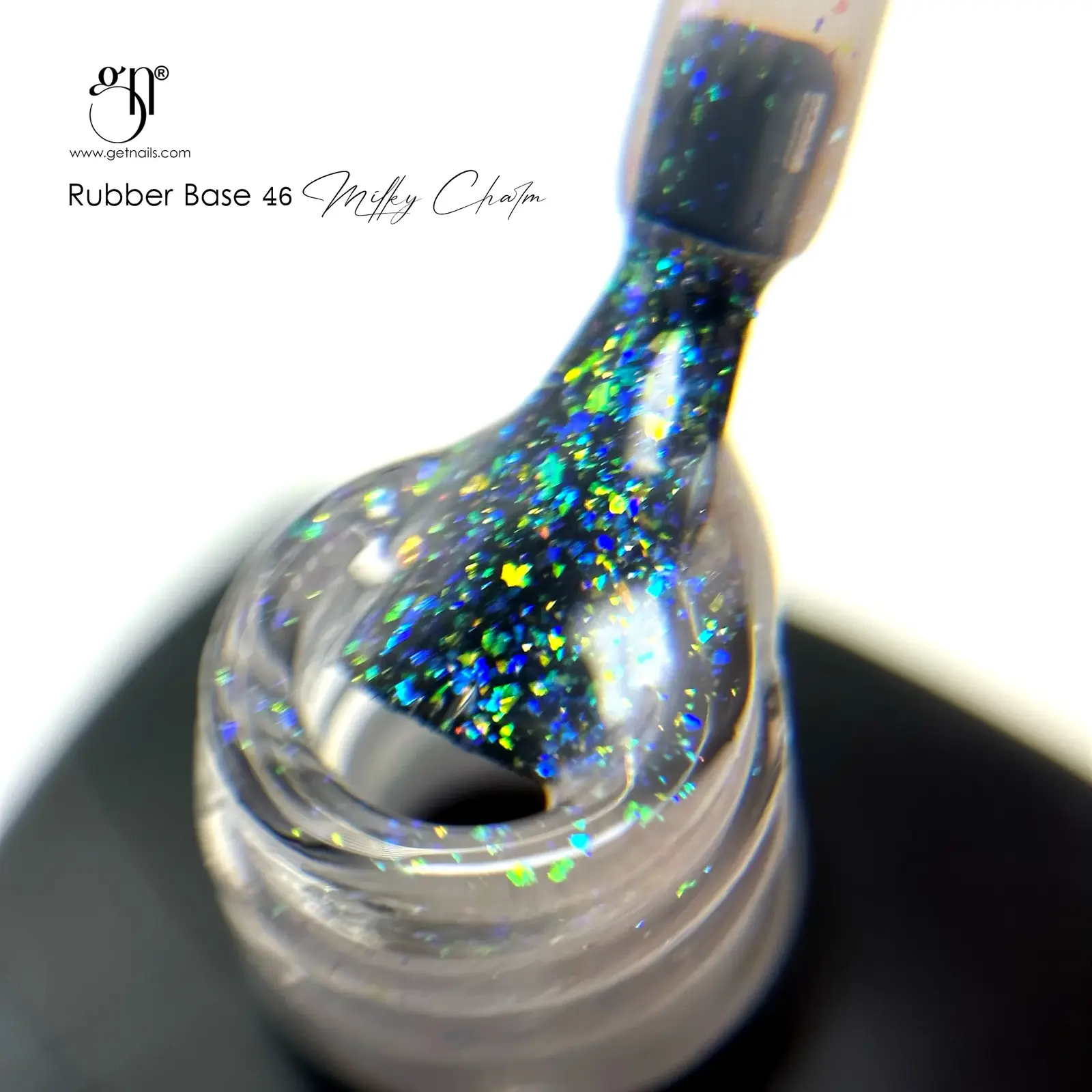 Get Nails, Rubber Base 46 Milky Charm 15g GN - Image 3
