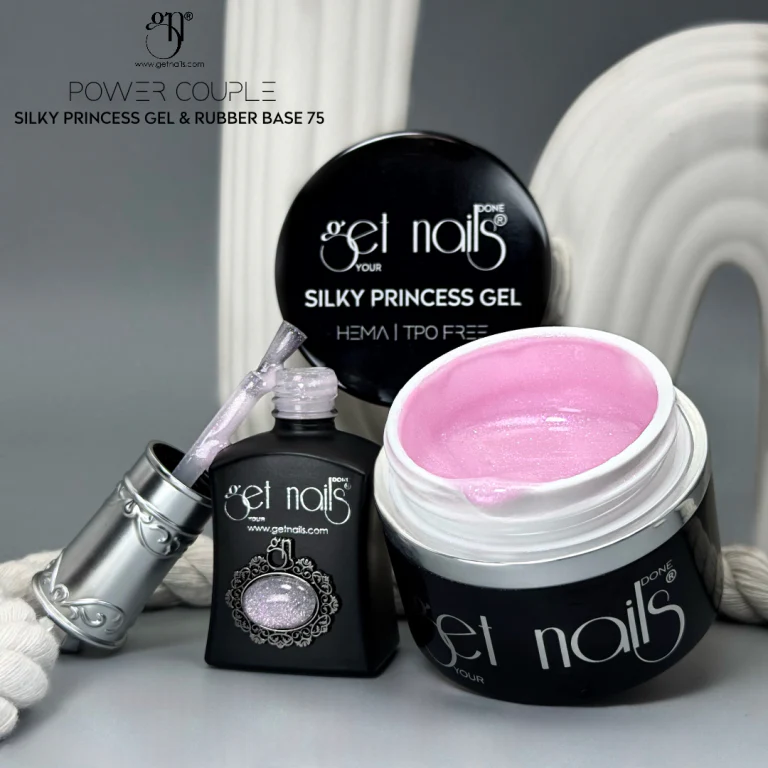 Get Nails Rubber base 75 Silky Princess, 15ml - Image 4