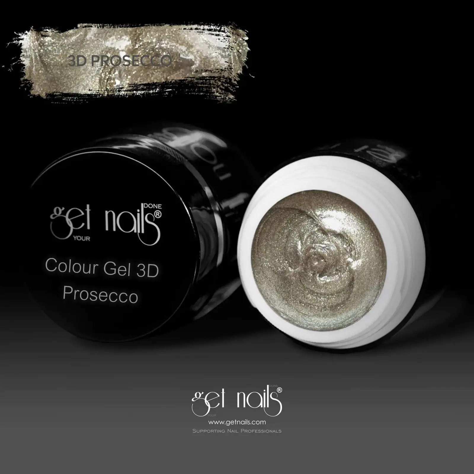 Get Nails, Sample Colour Gel 3D Prosecco 5g