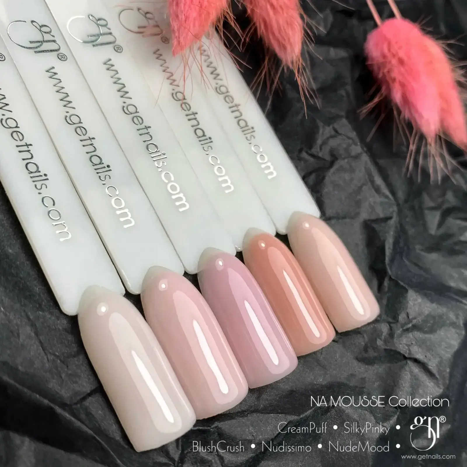 Get Nails, Sample NA Mousse Gel SilkyPinky GN Hema Free - Image 3