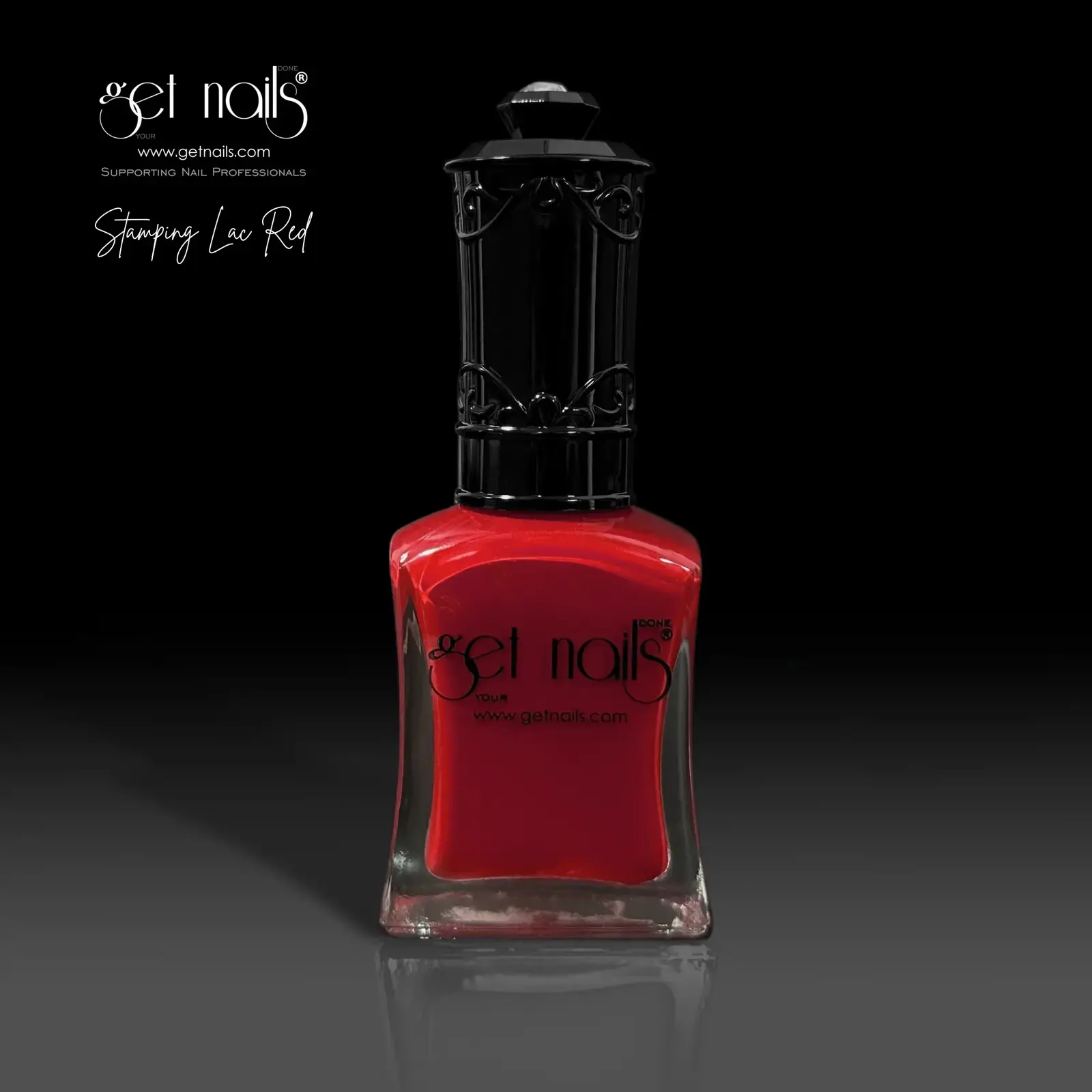 Get Nails, Stamping Lacquer Red 15ml GN