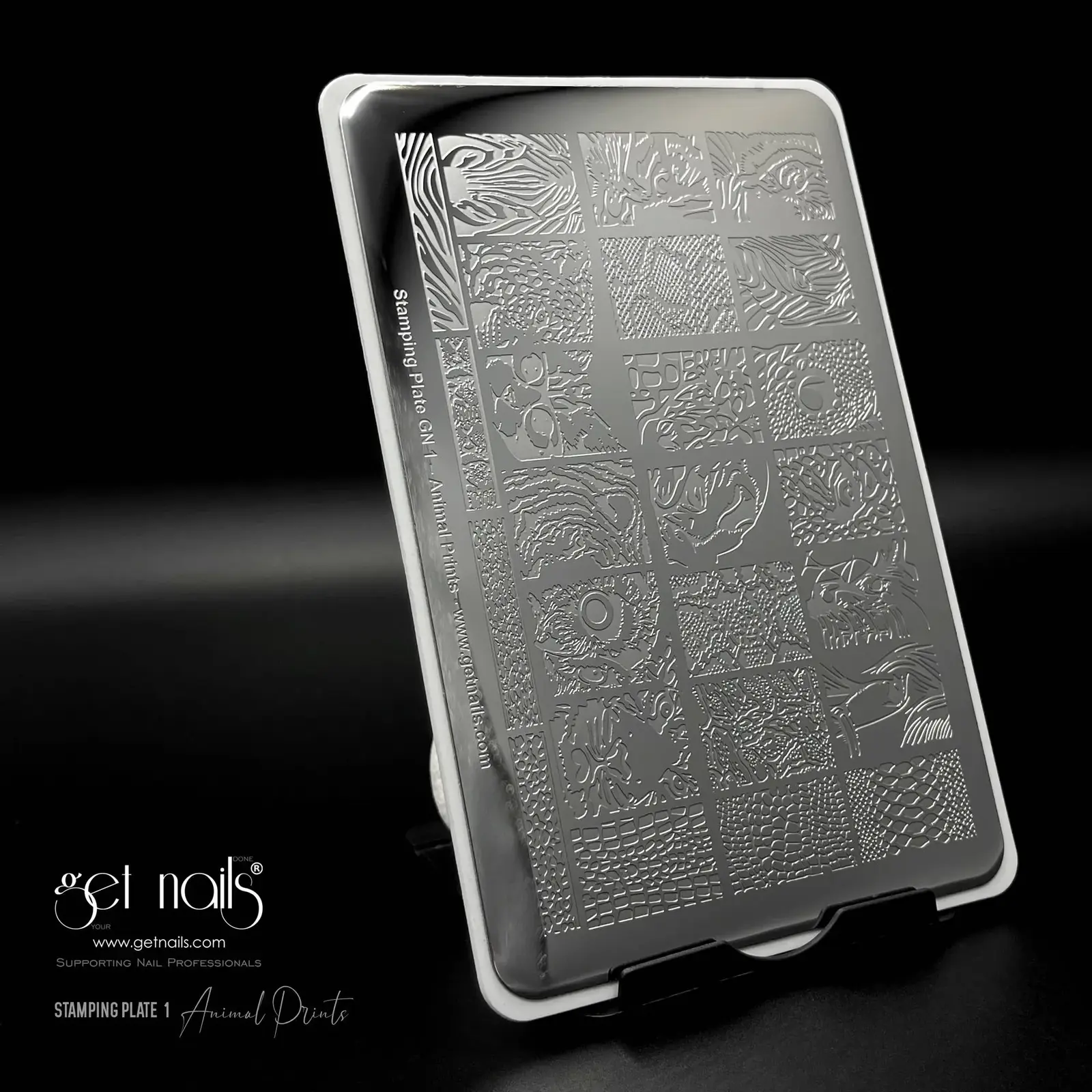 Get Nails, Stamping Plate GN 1 - Animal Prints
