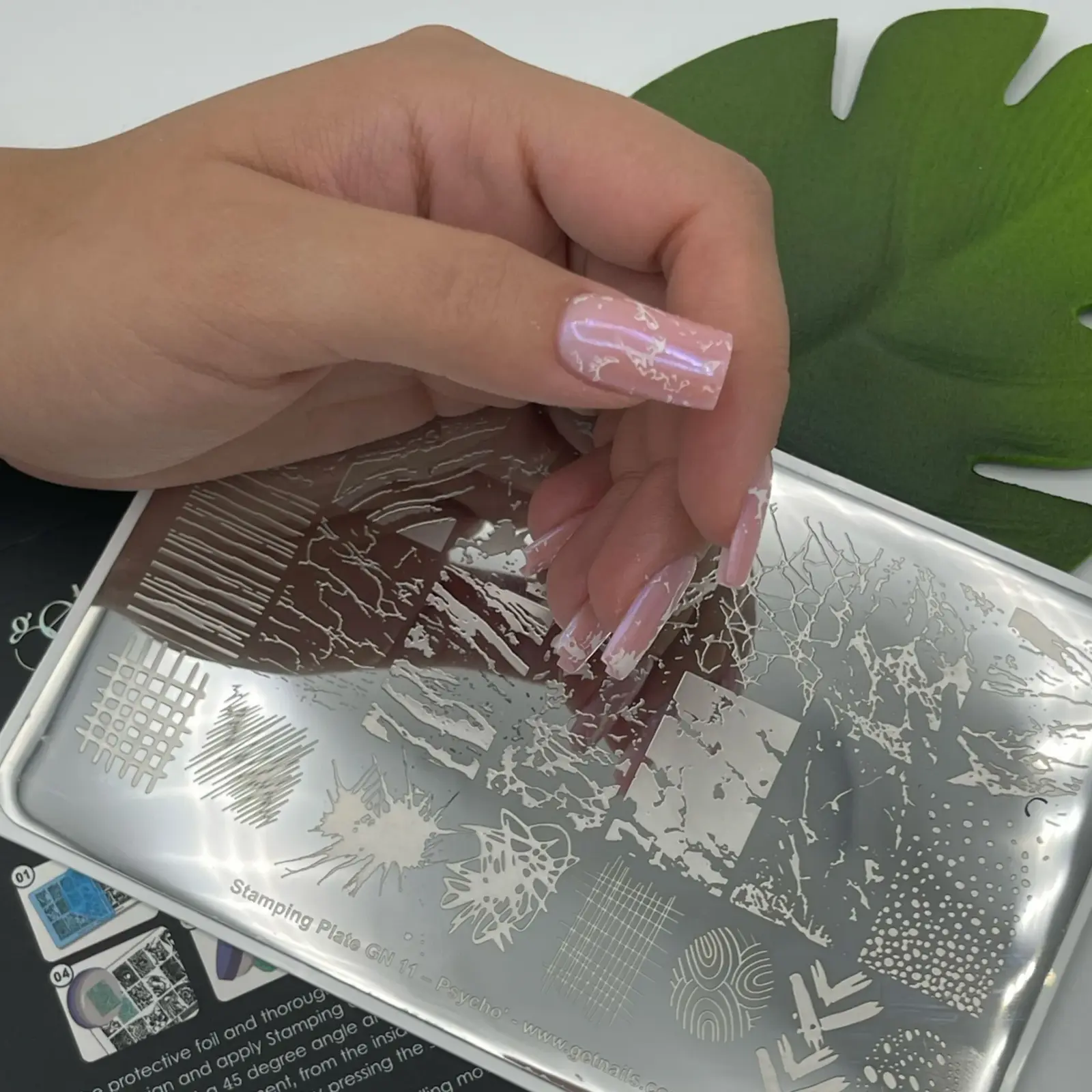 Get Nails, Stamping Plate GN 11 - Psycho - Image 2