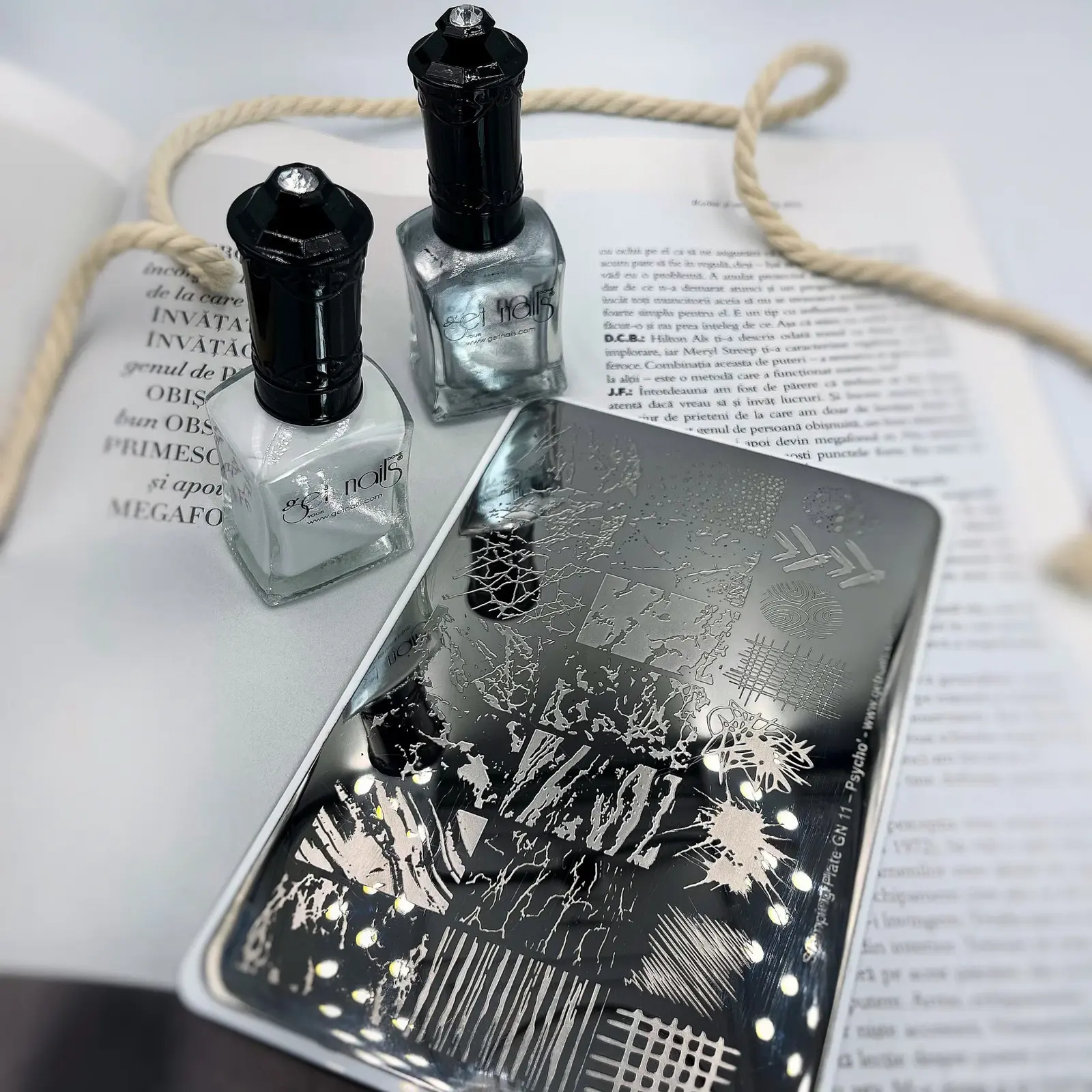 Get Nails, Stamping Plate GN 11 - Psycho - Image 4