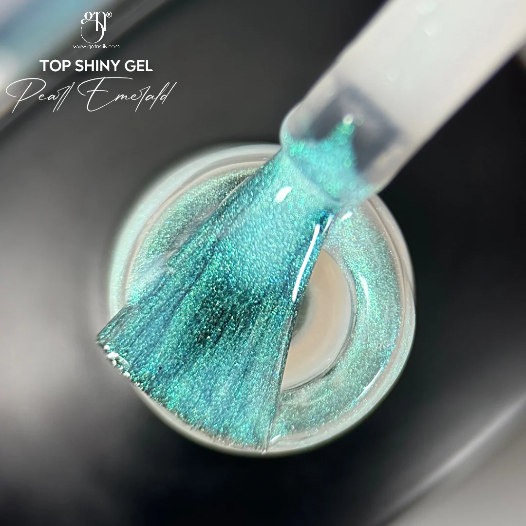 Get Nails, Top Shiny Gel Pearl Emerald 15g GN - Image 2