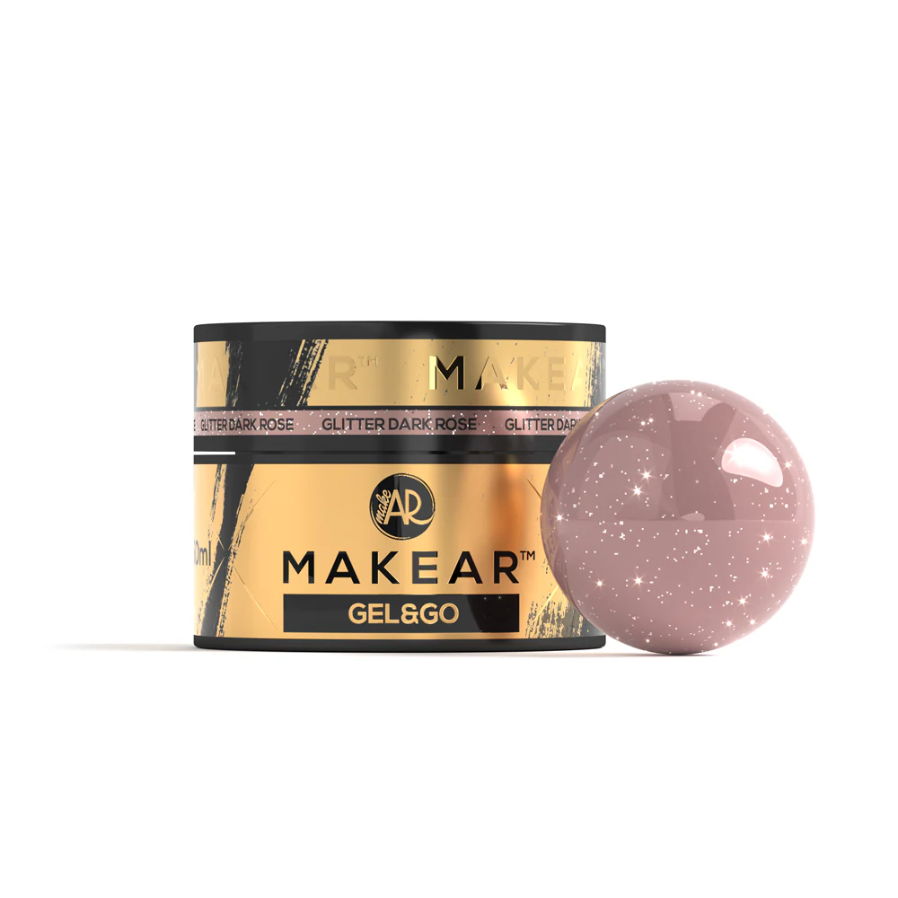Makear Gel&Go - Glitter Dark Rose GG27, 50ml
