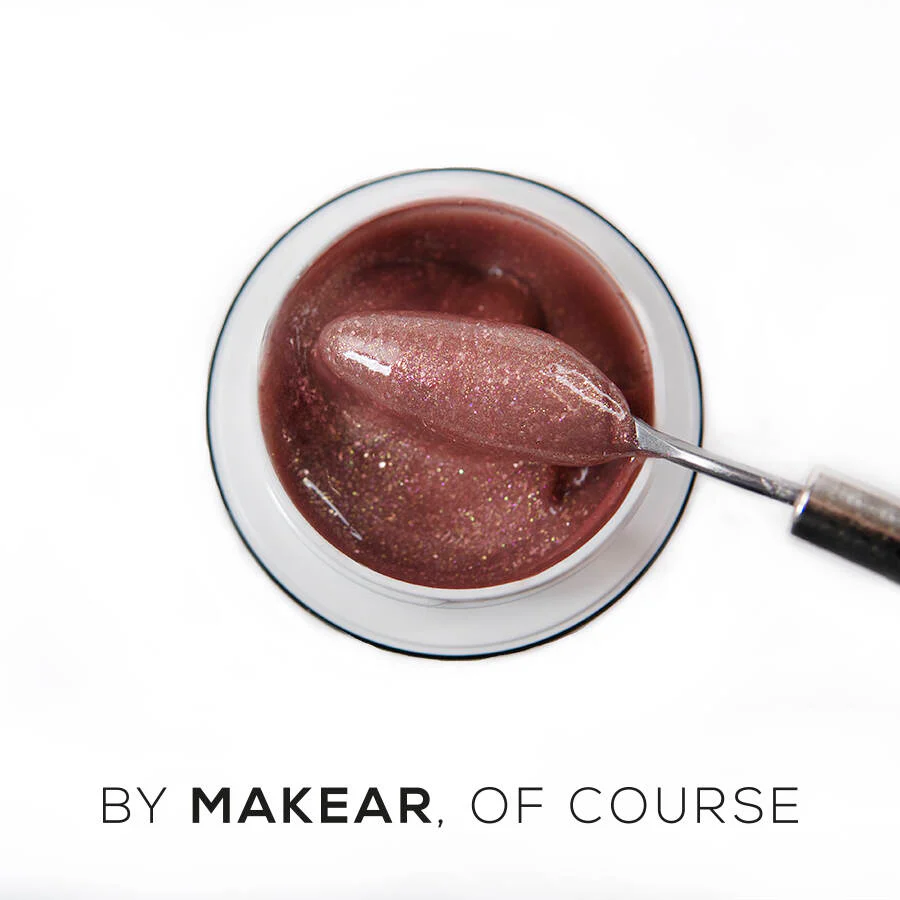 Makear Gel&Go - Glitter Dark Rose GG27, 50ml - Image 2