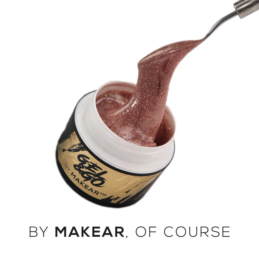 Makear Gel&Go - Glitter Dark Rose GG27, 50ml - Image 4
