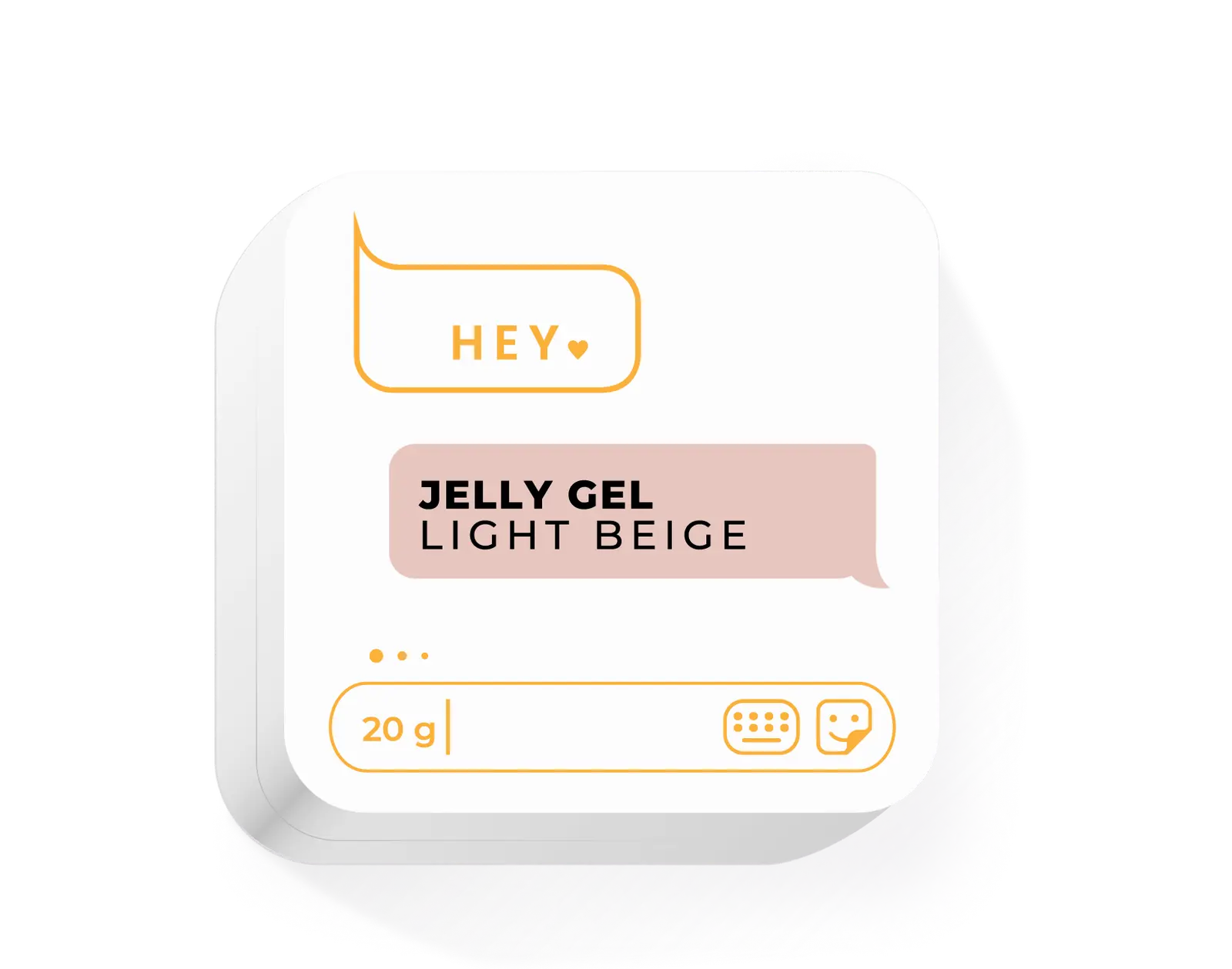 HEY LOVE Jelly Gel Light Beige, 20g