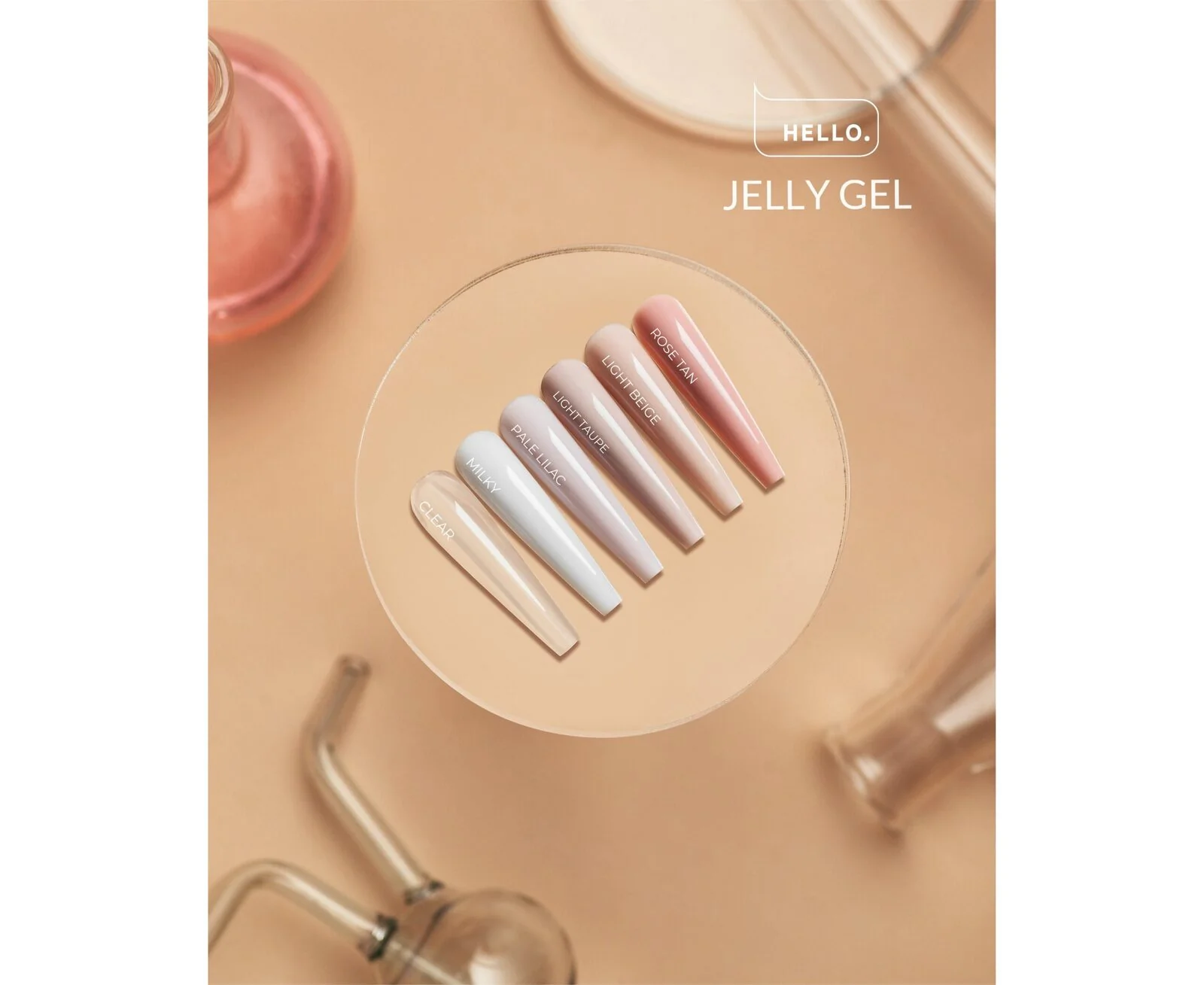 HEY LOVE Jelly Gel Light Beige, 20g - Image 2