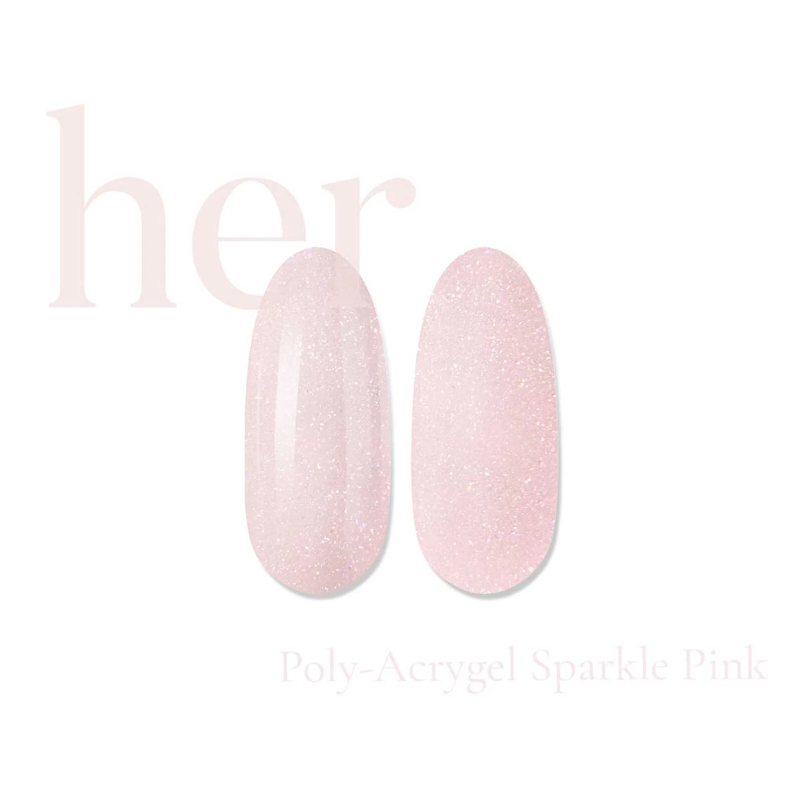 HER Poly-Acrygel SPARKLE PINK, 30g
