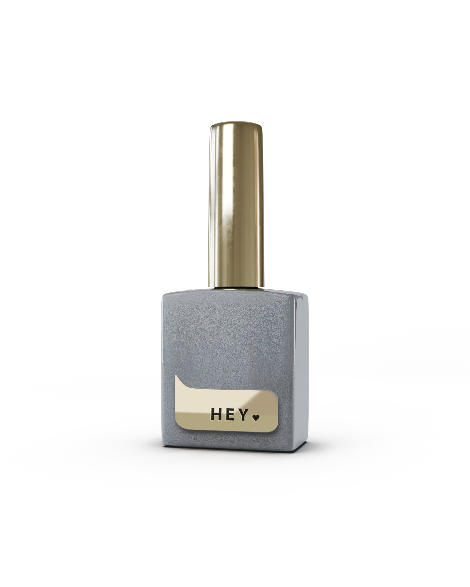 HEY LOVE Silver Flakes Matte Top, 15 ml
