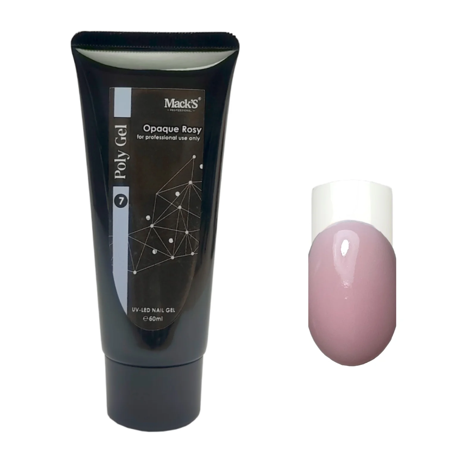 Mack's Professional Opaque Rosy PolyGel