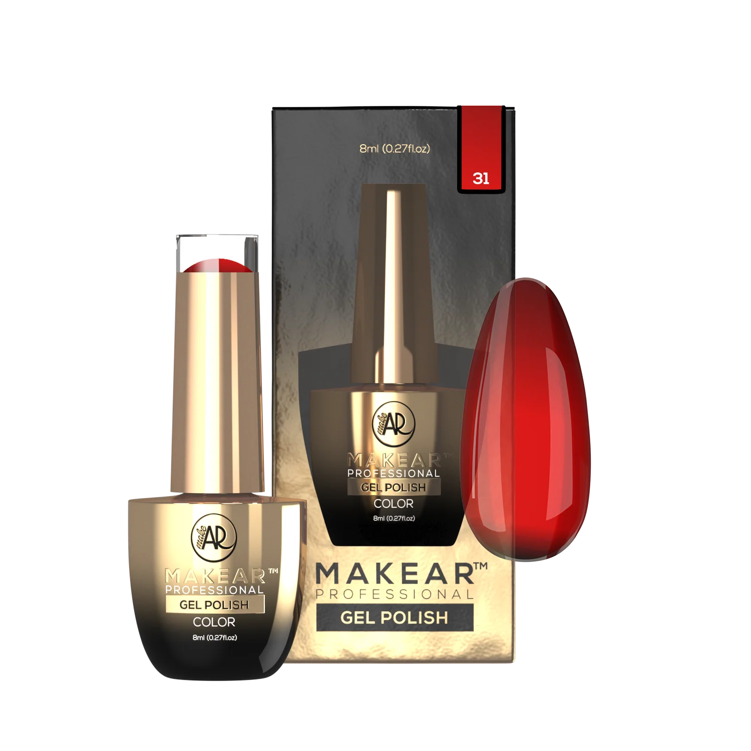 Makear Gel Polish 31, 8ml - Image 3