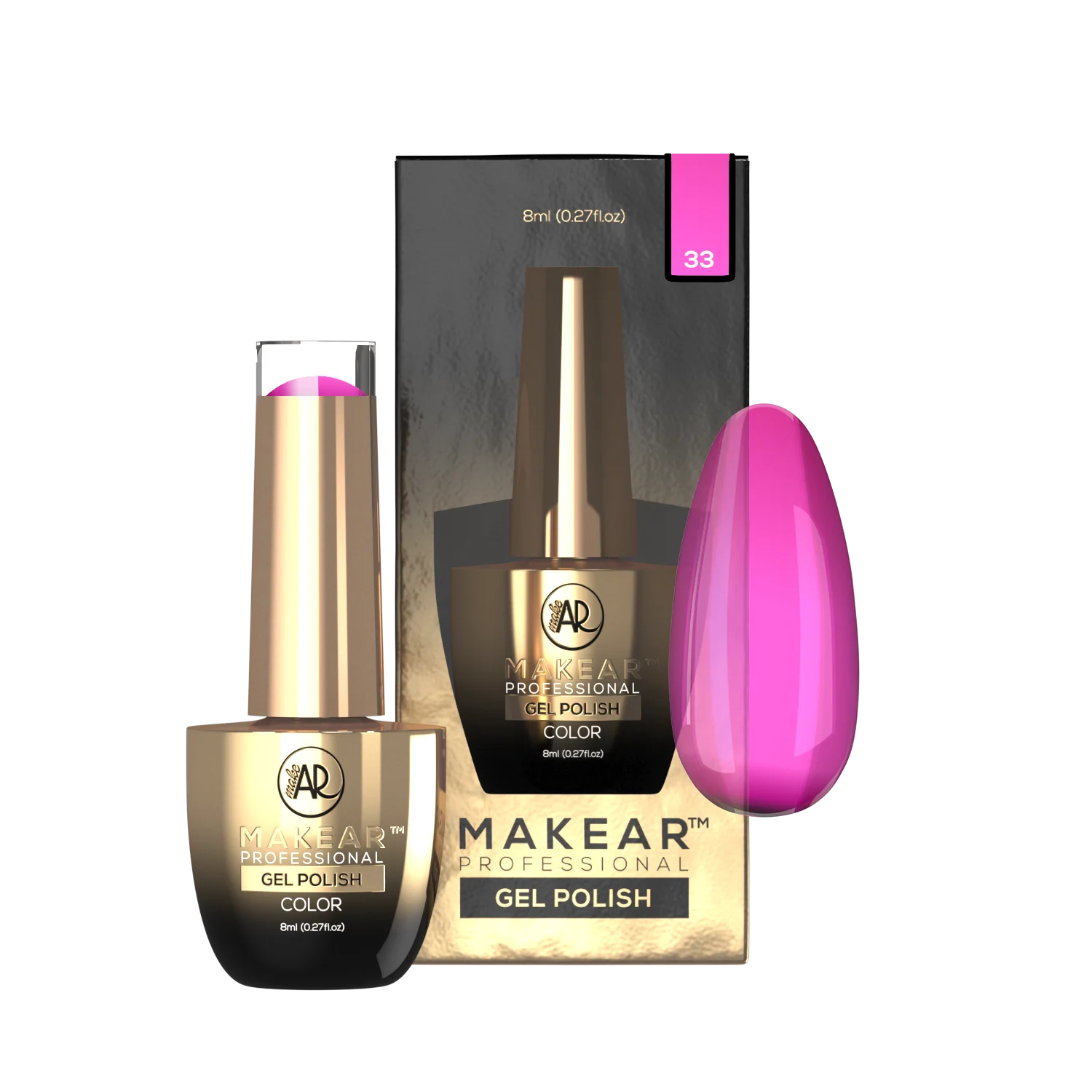 Makear Gel Polish 33, 8ml - Image 7
