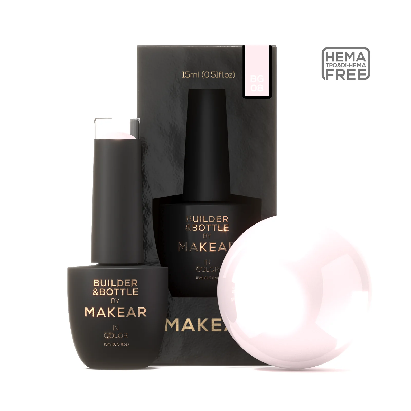 Makear Builder&Bottle BG08, 15ml
