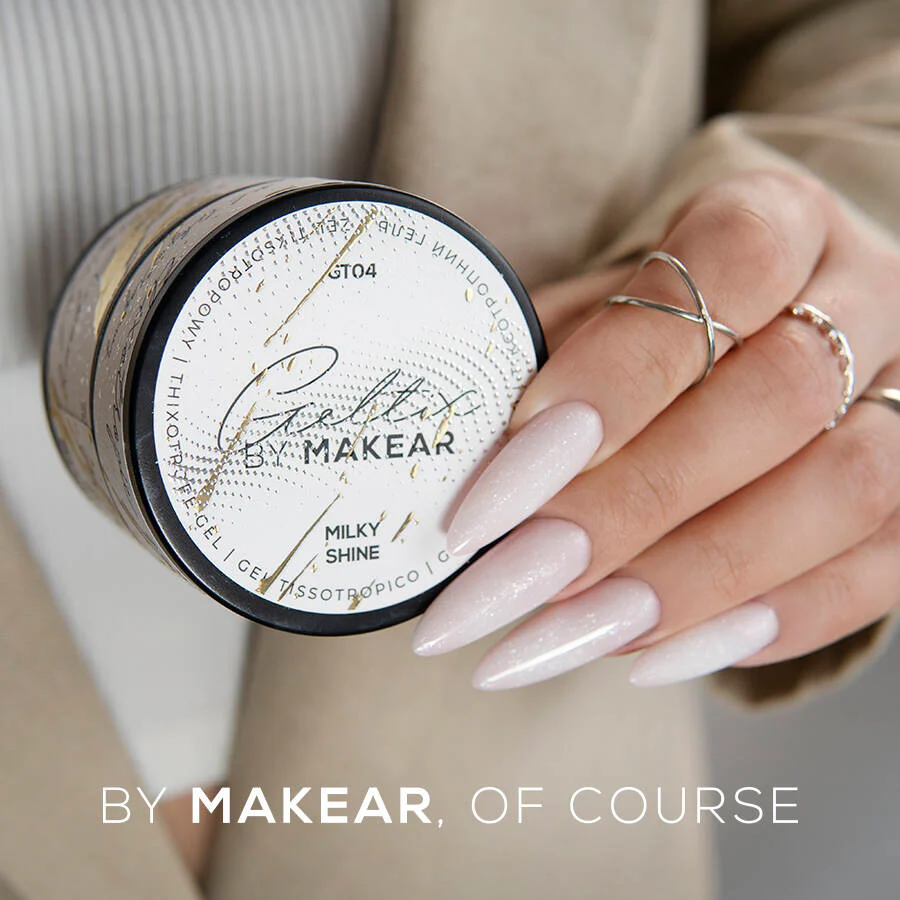 Makear Geltix - Milky Shine GT04, 15ml - Image 7