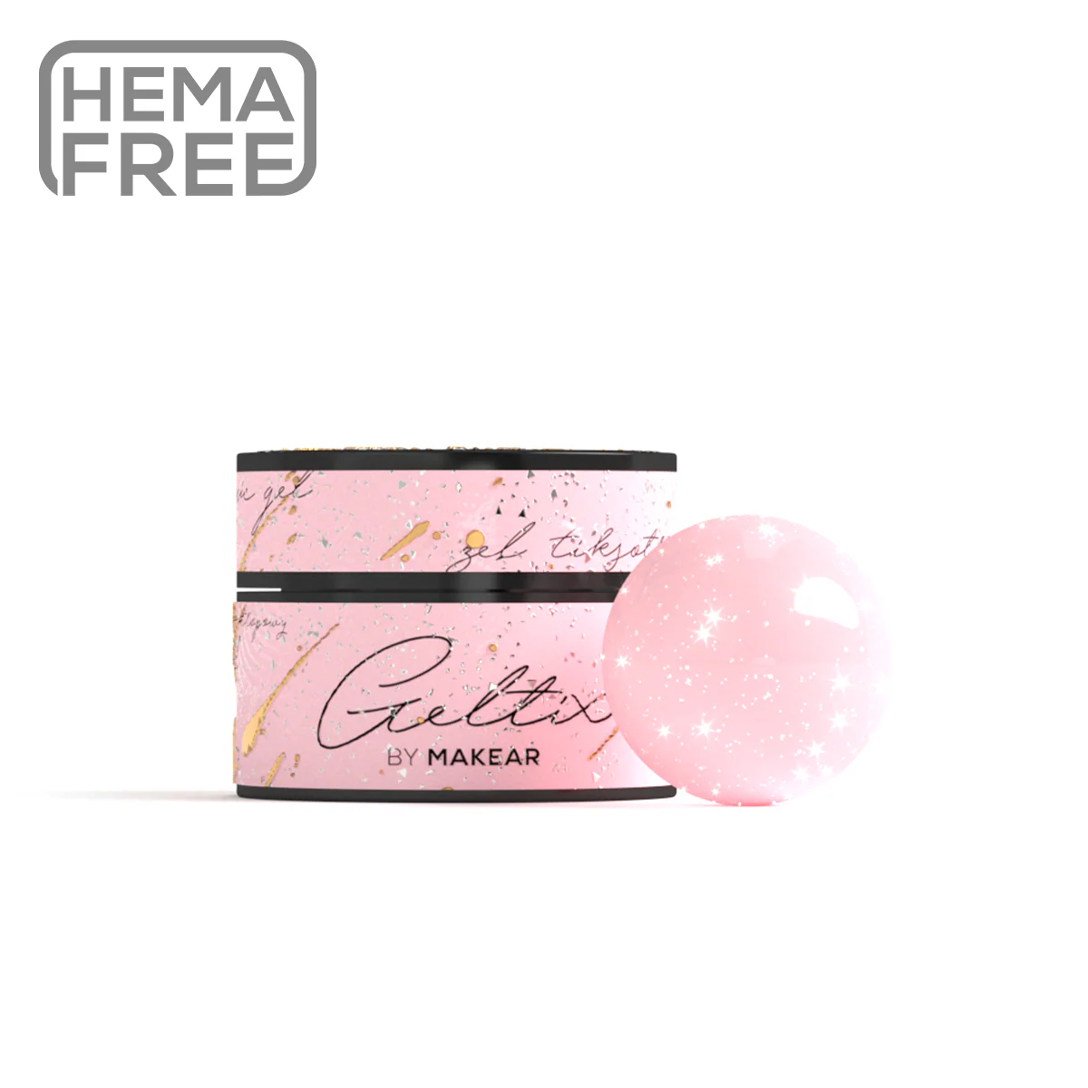 Makear Geltix - Pink Shine GT05, 15 ml