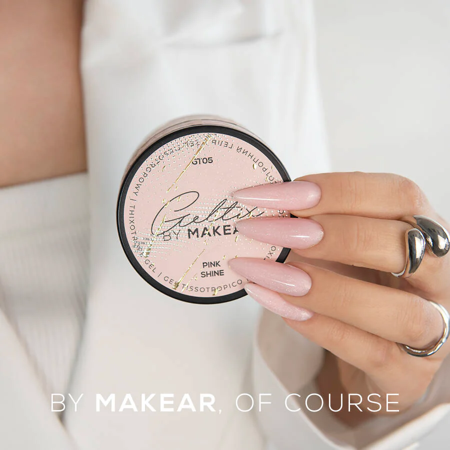 Makear Geltix - Pink Shine GT05, 50ml - Image 4
