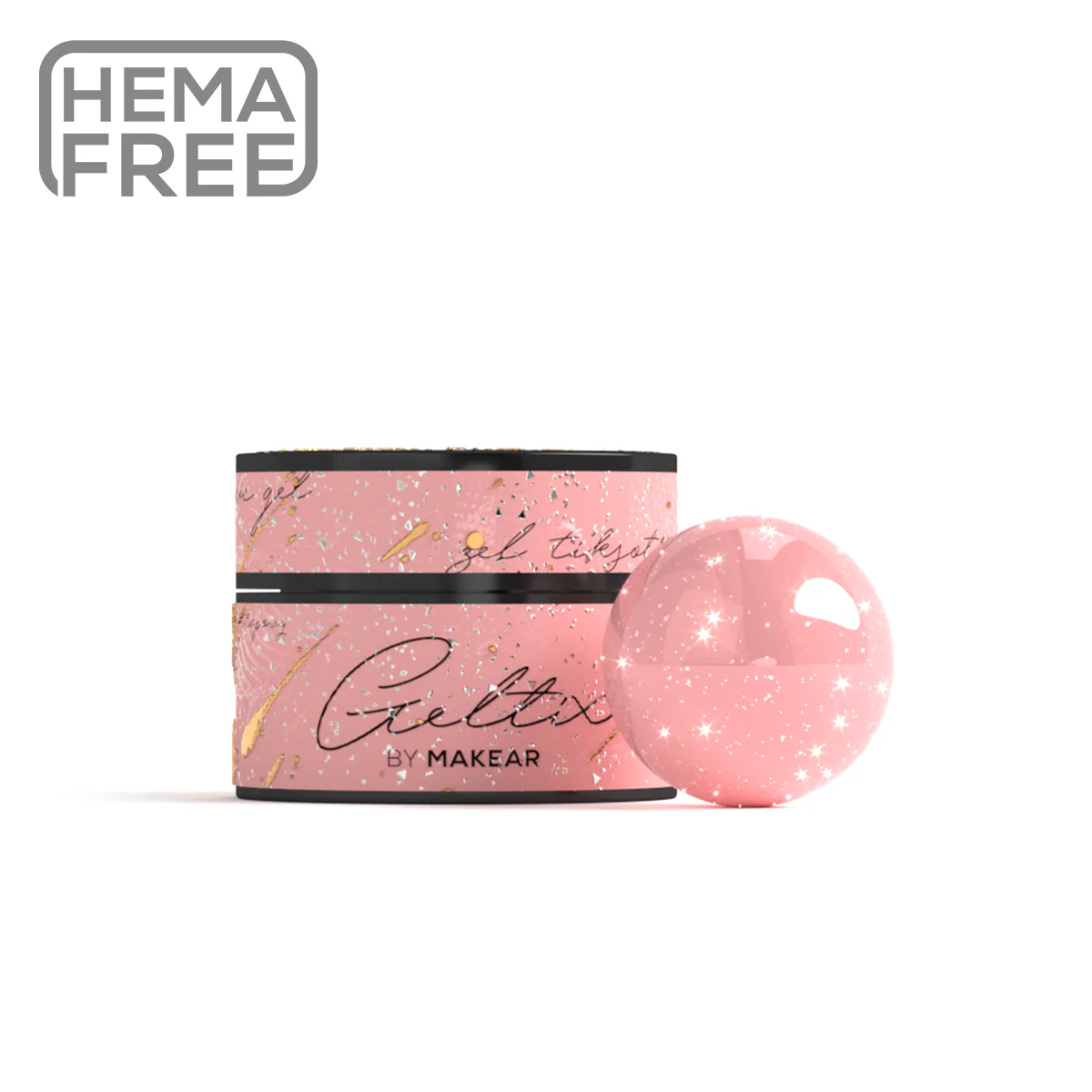 Makear Geltix - Rose Shine GT06, 15 ml