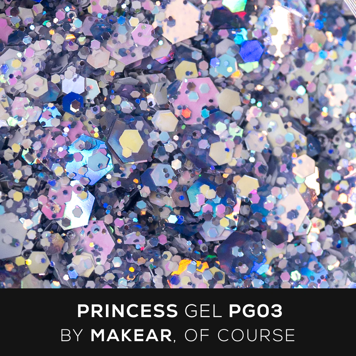Makear Princess Gel - Blue PG03, 5ml
