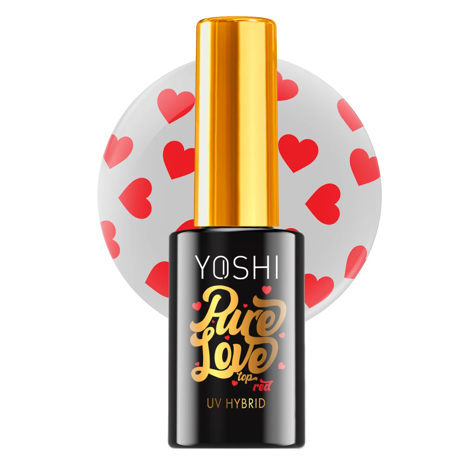 Pure Love Top RED UV Hybrid 10 ml, YOSHI