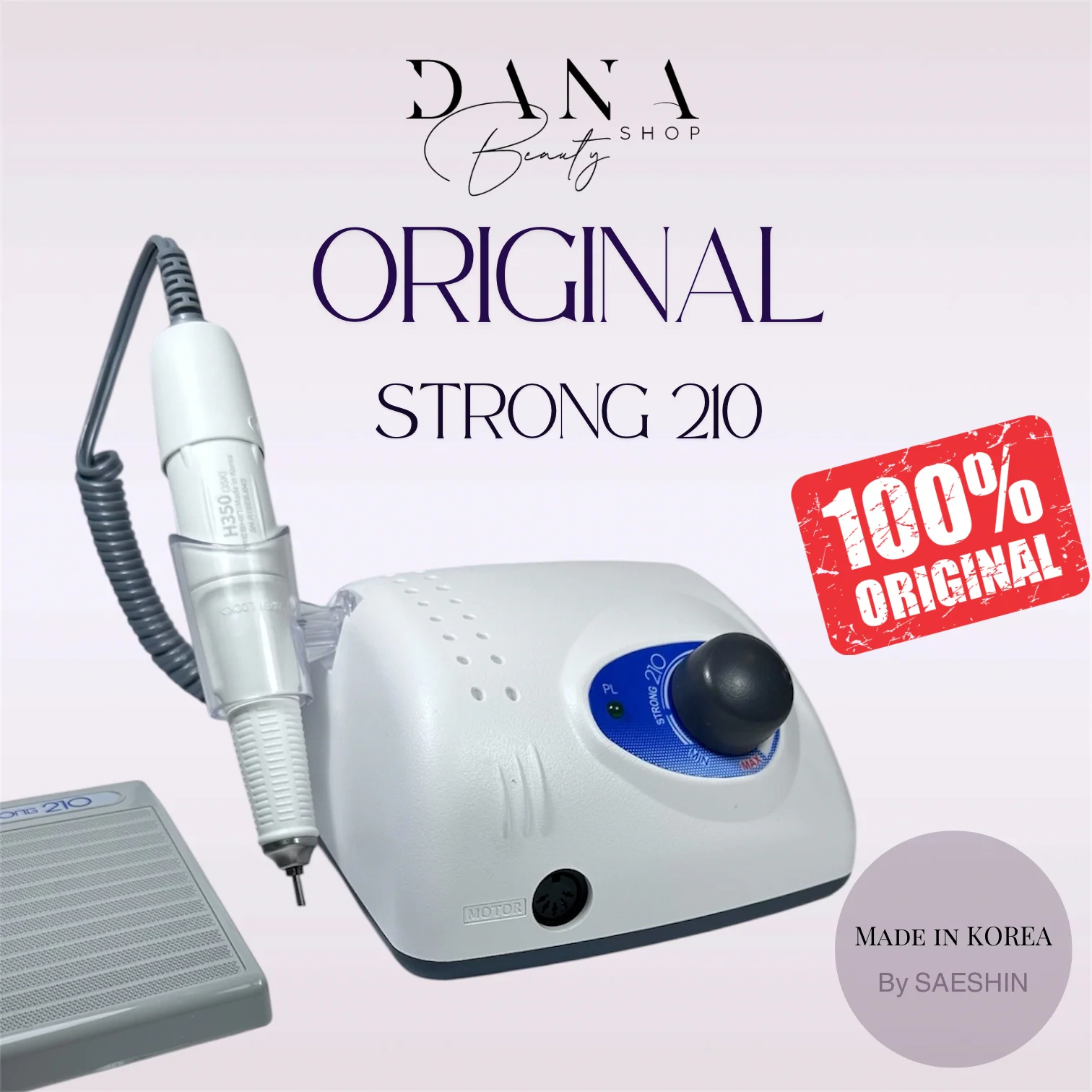 Saeshin E-file Drill – Strong 210+105L Original 35000 rpm - Image 2