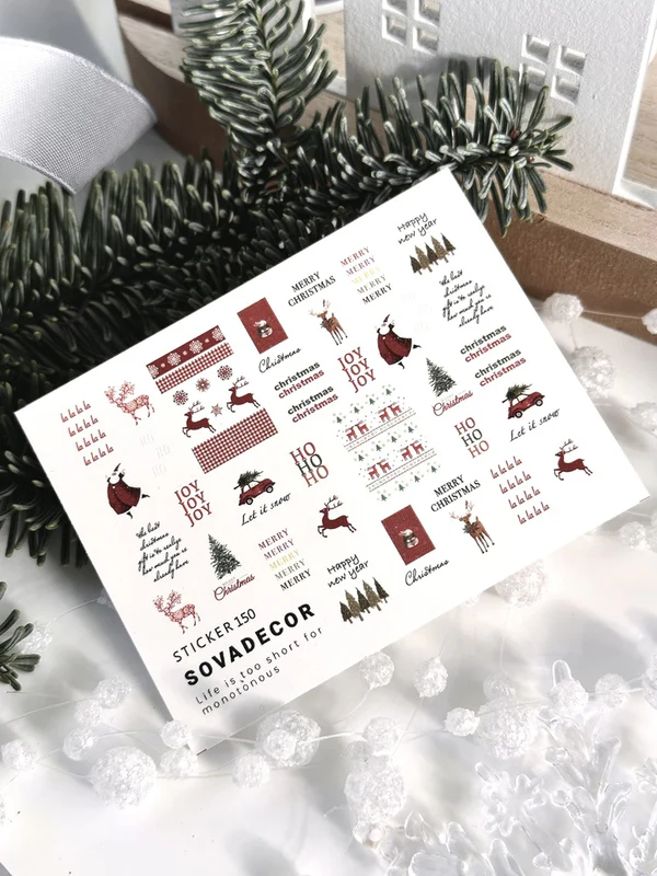 Sovadecor 150 Nail Stickers