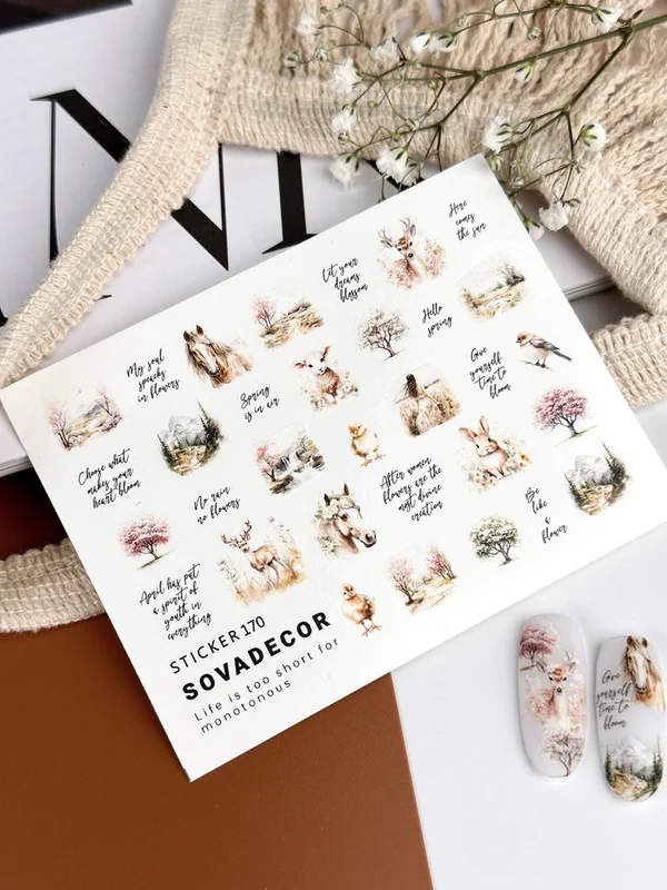Sovadecor 170 Nail Stickers
