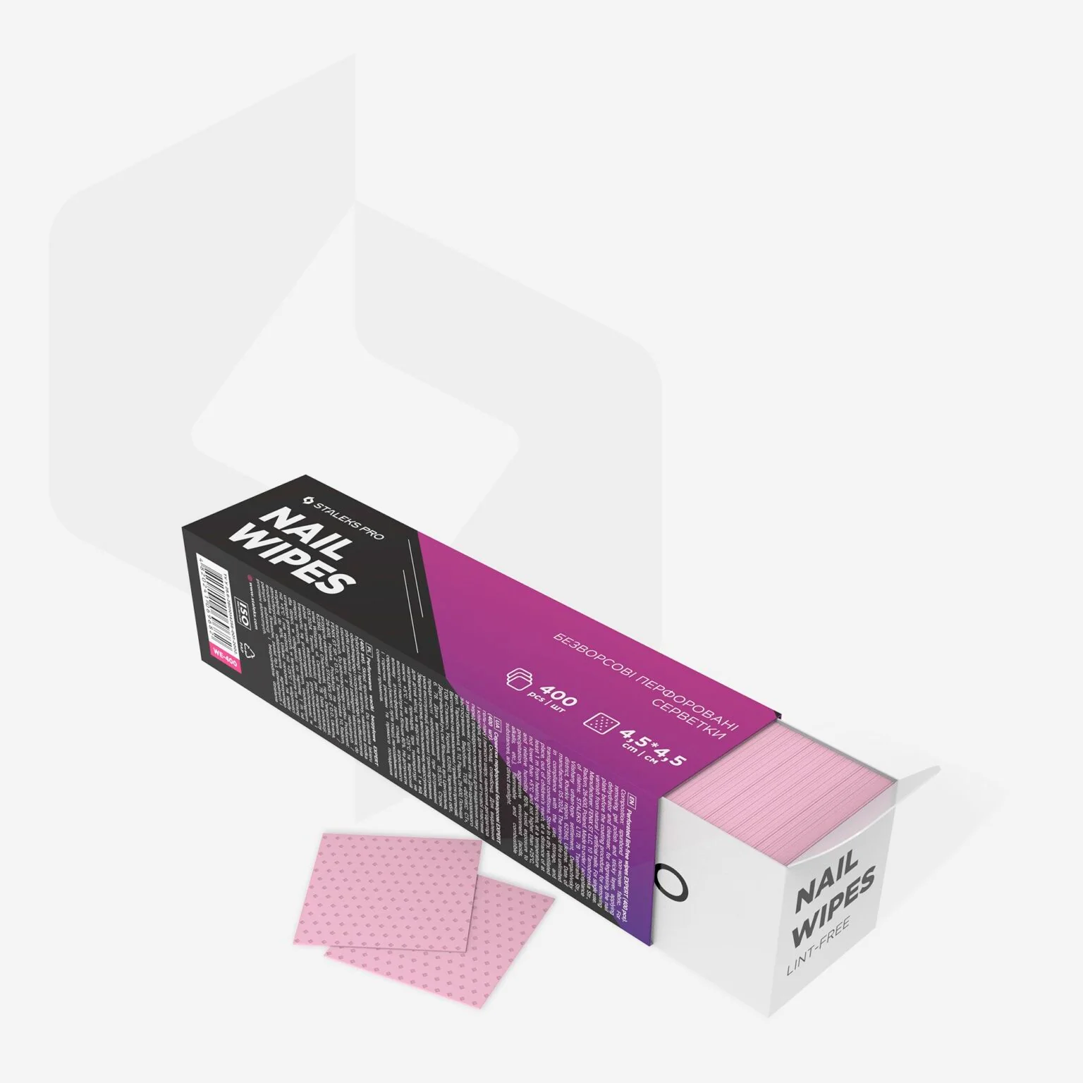 Staleks Perforated lint-free wipes EXPERT (400 pcs) - Image 2